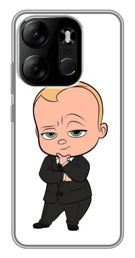Чехол с печатью "Маленький Босс" для Tecno Spark Go 2023 (BF7)