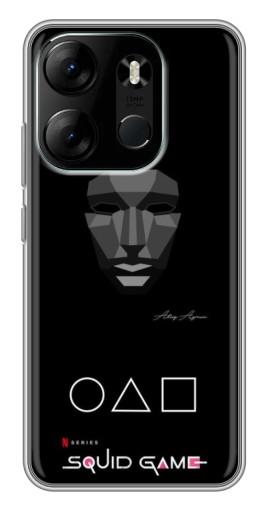 Силиконовый чехол с изображением "Маска фронтмена" для Tecno Spark Go 2023 (BF7)