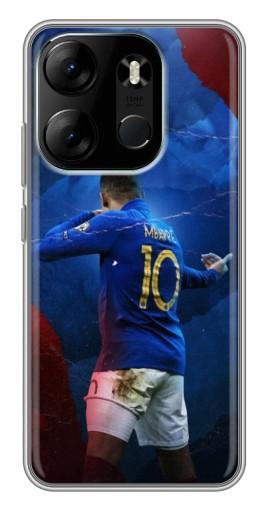 Чехол с печатью "Мбаппе в Франции" для Tecno Spark Go 2023 (BF7)