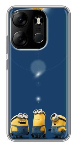 Силиконовый чехол с изображением "Мечта Миньона" для Tecno Spark Go 2023 (BF7)