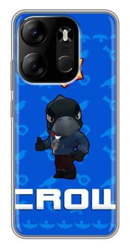 Силиконовый чехол с изображением "Медаль Crow" для Tecno Spark Go 2023 (BF7)