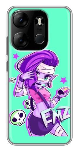 Силиконовый чехол с изображением "Милая Emz" для Tecno Spark Go 2023 (BF7)