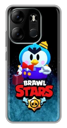 Чехол с картинкой "Мистер Пи Бравл Старс" для Tecno Spark Go 2023 (BF7) Чехол с картинкой "Мистер Пи Бравл Старс" для Tecno Spark Go 2023 (BF7)