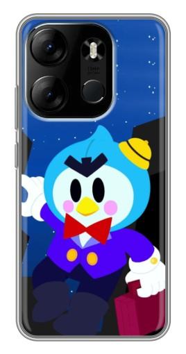 Силиконовый чехол с изображением "Мистер Пи с чемоданчиком" для Tecno Spark Go 2023 (BF7) Силиконовый чехол с изображением "Мистер Пи с чемоданчиком" для Tecno Spark Go 2023 (BF7)