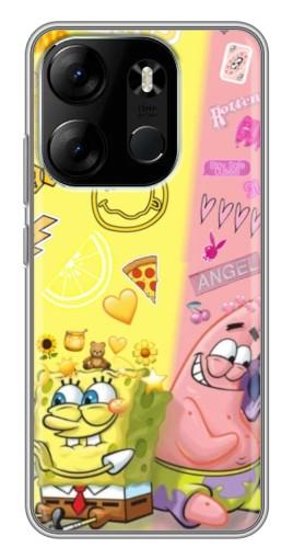 Чехол с печатью "Модный разговор" для Tecno Spark Go 2023 (BF7)