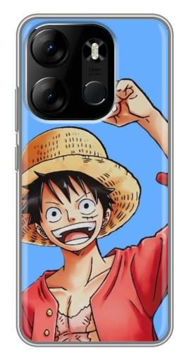 Чехол с печатью "Молодой Манки де Луффи" для Tecno Spark Go 2023 (BF7)