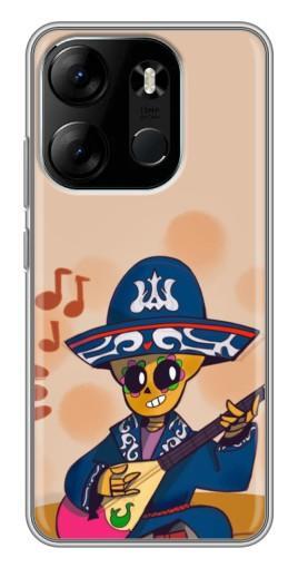 Чехол с картинкой "Музыкант Poco" для Tecno Spark Go 2023 (BF7)