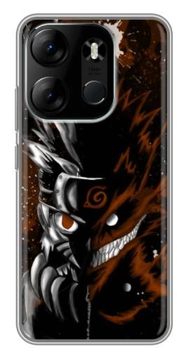 Силиконовый чехол с изображением "Наруто Курама" для Tecno Spark Go 2023 (BF7)