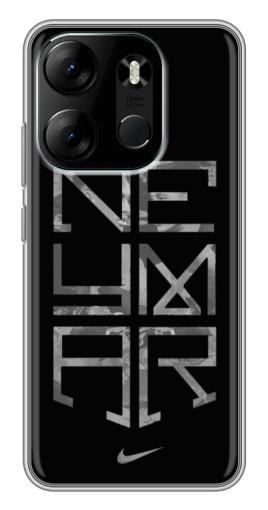 Силиконовый чехол с изображением "Neymar nike" для Tecno Spark Go 2023 (BF7)
