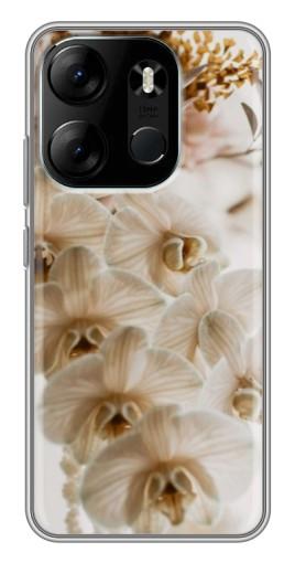 Чехол с печатью "Нежная орхидея" для Tecno Spark Go 2023 (BF7)