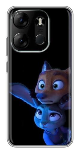 Чехол с принтом "Ник и Джуди" для Tecno Spark Go 2023 (BF7)