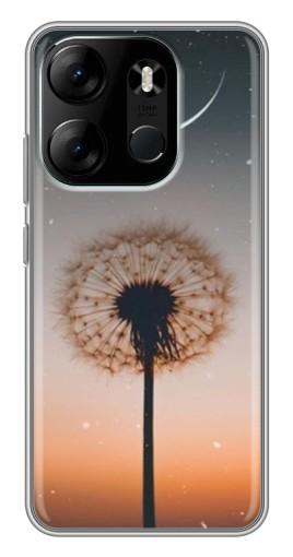 Чехол с принтом "Ночной одуванчик" для Tecno Spark Go 2023 (BF7)