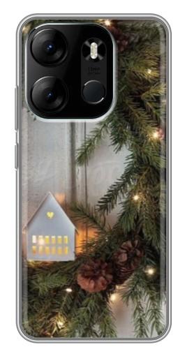 Чехол с картинкой "Новогодний венок" для Tecno Spark Go 2023 (BF7) Чехол с картинкой "Новогодний венок" для Tecno Spark Go 2023 (BF7)