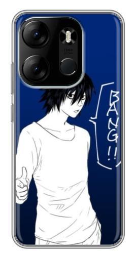 Силиконовый чехол с изображением "Опасный Лоулайт" для Tecno Spark Go 2023 (BF7)