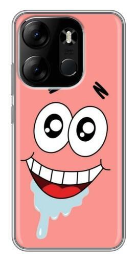 Чехол с принтом "Патрик" для Tecno Spark Go 2023 (BF7)