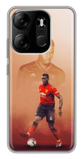 Чехол с печатью "Pogba с Манчестера" для Tecno Spark Go 2023 (BF7)