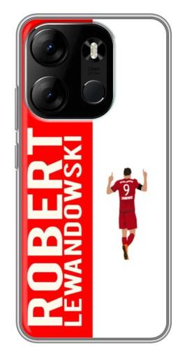 Чехол с принтом "Поляк Левандовски" для Tecno Spark Go 2023 (BF7)