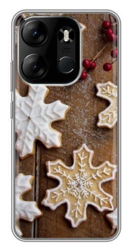 Чехол с печатью "Пряники снежинки" для Tecno Spark Go 2023 (BF7) Чехол с печатью "Пряники снежинки" для Tecno Spark Go 2023 (BF7)