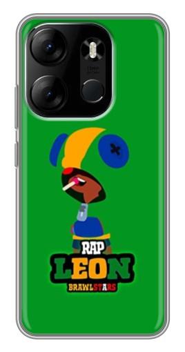 Чехол с картинкой "RAP Leon" для Tecno Spark Go 2023 (BF7)
