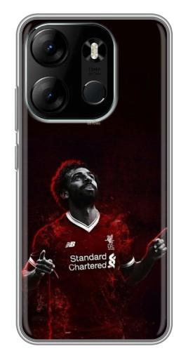 Силиконовый чехол с изображением "Салах с Ливерпуля" для Tecno Spark Go 2023 (BF7)