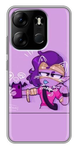 Чехол с печатью "Селфи Emz" для Tecno Spark Go 2023 (BF7)