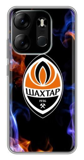 Чехол с принтом "Шахтер в огне" для Tecno Spark Go 2023 (BF7)