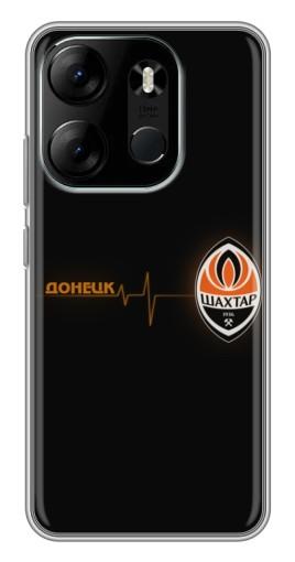 Чехол с картинкой "Шахтер в сердце" для Tecno Spark Go 2023 (BF7)