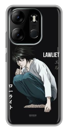 Чехол с принтом "Сыщик Лоулайт" для Tecno Spark Go 2023 (BF7)