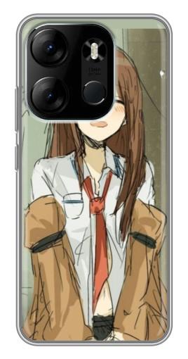 Чехол с принтом "Скромная Курису" для Tecno Spark Go 2023 (BF7)