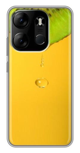 Силиконовый чехол с изображением "Сочный Kiwi" для Tecno Spark Go 2023 (BF7)