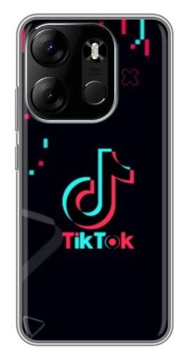 Силиконовый чехол с изображением "Стиль TikTok" для Tecno Spark Go 2023 (BF7)