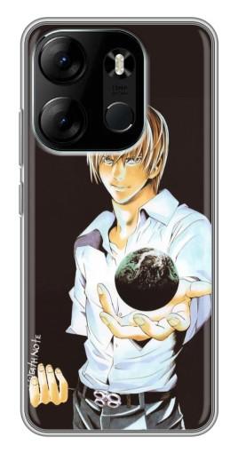 Чехол с принтом "Стильный Лайт Ягами" для Tecno Spark Go 2023 (BF7)