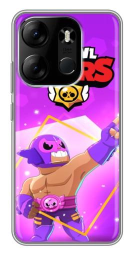 Силиконовый чехол с изображением "Стильный Ел Примо" для Tecno Spark Go 2023 (BF7)