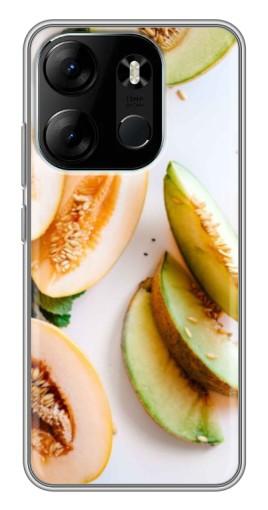 Чехол с печатью "Свежие дыньки" для Tecno Spark Go 2023 (BF7)