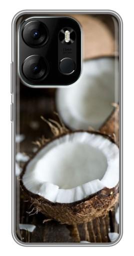 Чехол с печатью "Свежий кокос" для Tecno Spark Go 2023 (BF7)