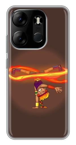 Чехол с принтом "Танцующая Амбер" для Tecno Spark Go 2023 (BF7)