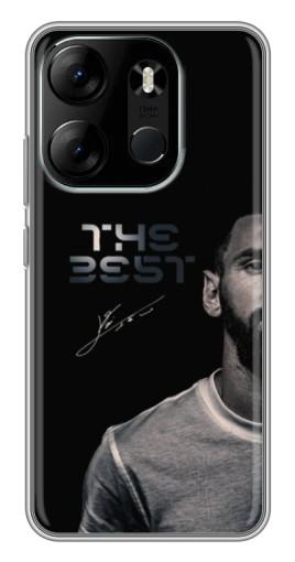 Чехол с печатью "The Best Messi" для Tecno Spark Go 2023 (BF7)