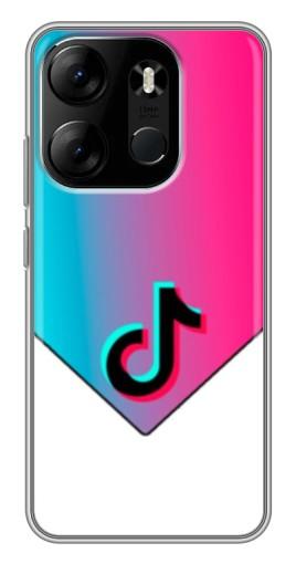 Чехол с принтом "Tiktok Logo" для Tecno Spark Go 2023 (BF7)