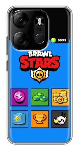 Чехол с печатью "Топ аккаунт " для Tecno Spark Go 2023 (BF7)