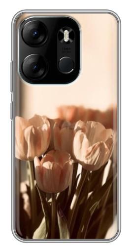 Чехол с картинкой "Тюльпаны на солнце" для Tecno Spark Go 2023 (BF7)