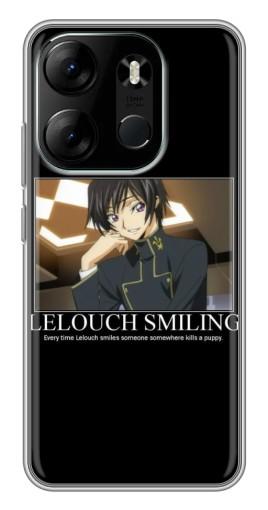 Чехол с картинкой "Улыбающийся Лелуш" для Tecno Spark Go 2023 (BF7)