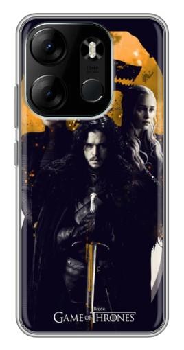 Чехол с печатью "Winter Coming" для Tecno Spark Go 2023 (BF7)