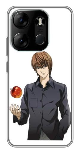 Чехол с принтом "Ягами Лайт" для Tecno Spark Go 2023 (BF7)