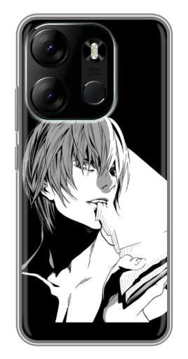 Чехол с печатью "Ягами с блокнотом" для Tecno Spark Go 2023 (BF7)