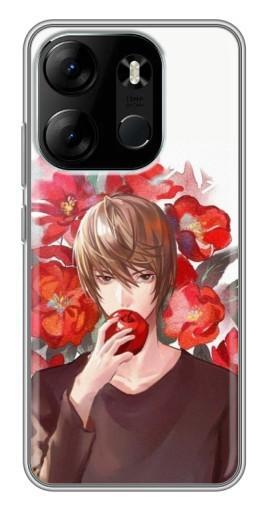 Силиконовый чехол с изображением "Ягами с яблоком" для Tecno Spark Go 2023 (BF7)