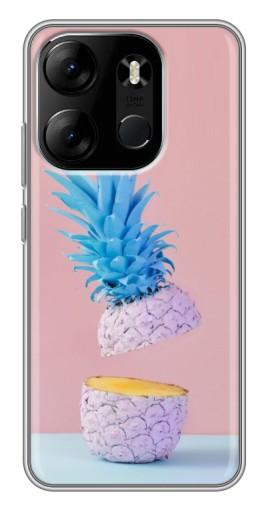 Чехол с картинкой "Яркий ананас" для Tecno Spark Go 2023 (BF7)