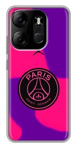 Чехол с картинкой "Яркий лого PSG" для Tecno Spark Go 2023 (BF7)