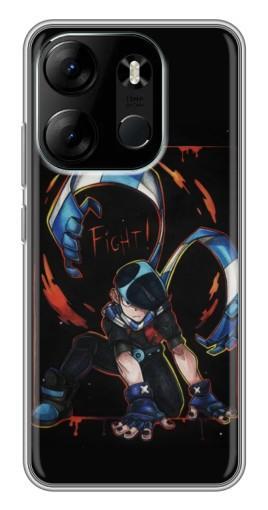 Чехол с картинкой "Едгар атакует" для Tecno Spark Go 2023 (BF7)