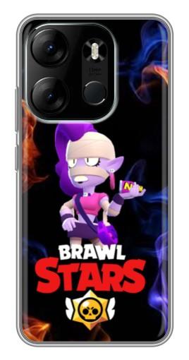 Чехол с картинкой "Емз в огне" для Tecno Spark Go 2023 (BF7)