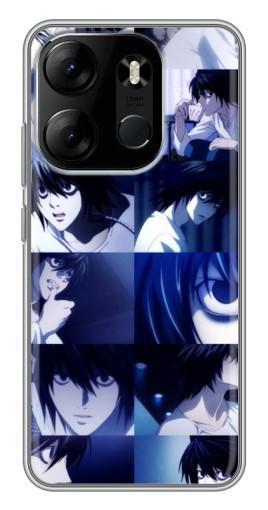 Силиконовый чехол с изображением "Задумчивый Эл Лоулайт" для Tecno Spark Go 2023 (BF7)